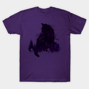 spooky jungle cat T-Shirt